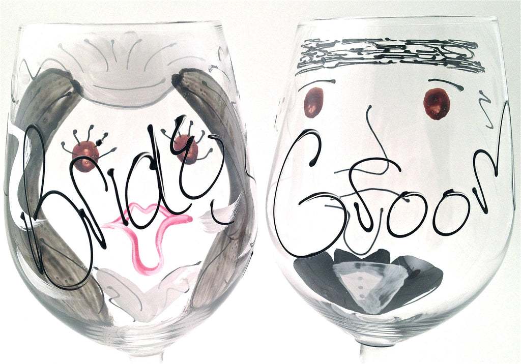 Wedding "Groom" Hand Painted Personalized